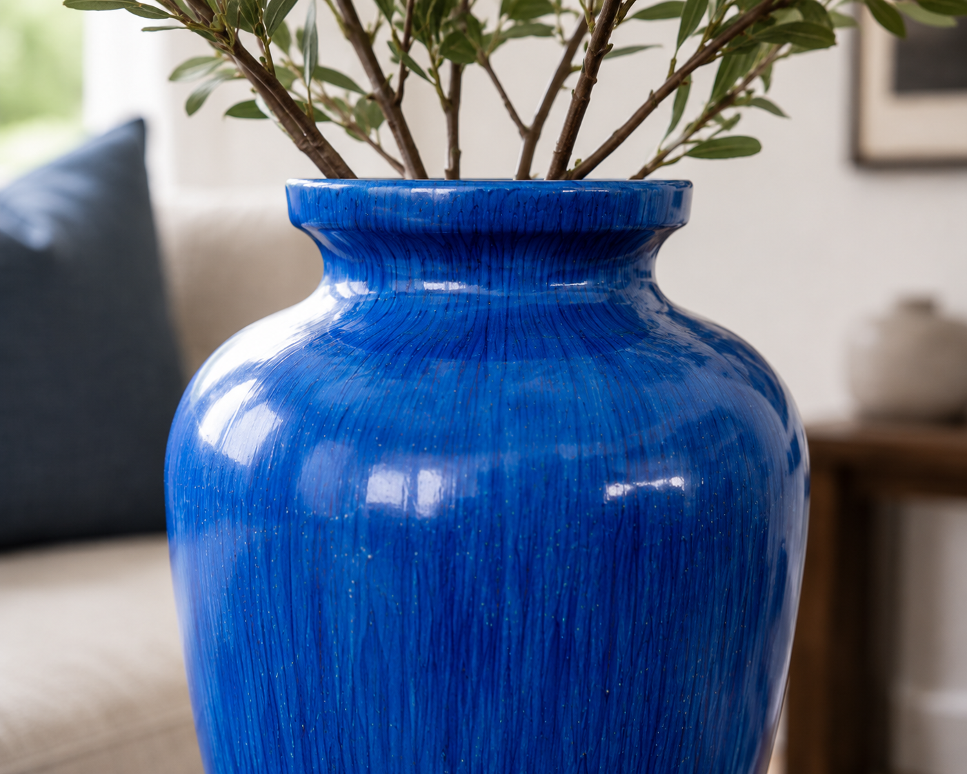 Round Tapered Column FRP Planter