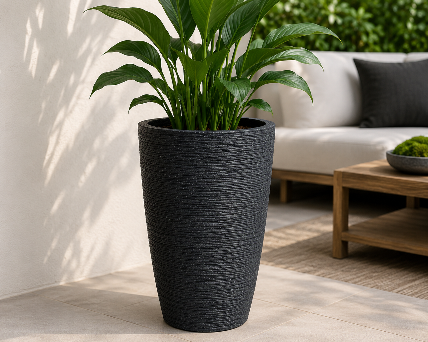 Round Barrel FRP Planter II