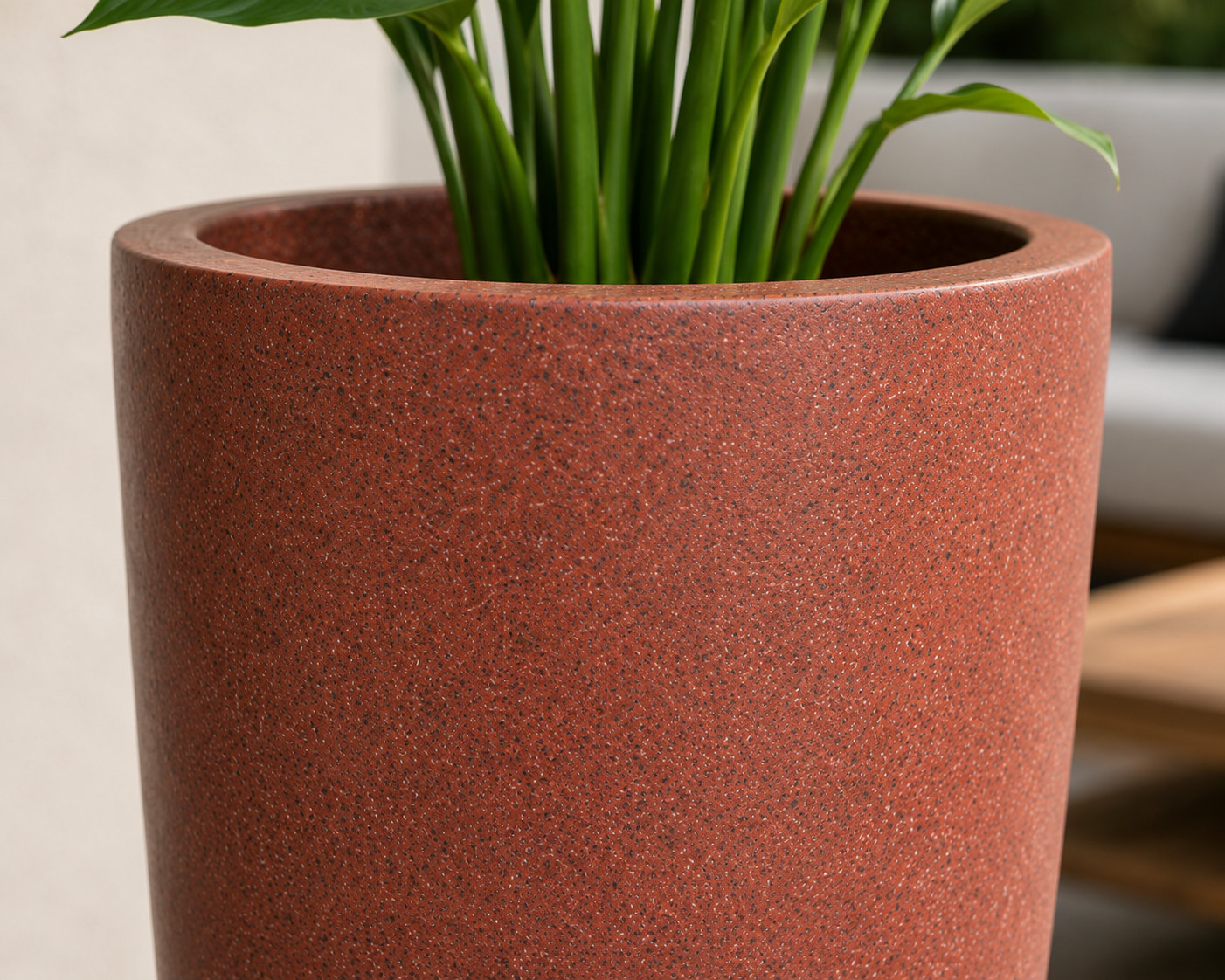 Round Column FRP Planter III