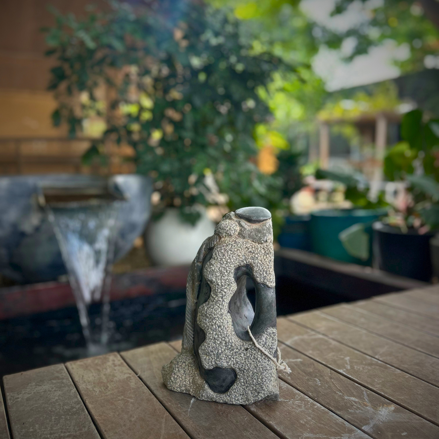 Abstract Stone Face Sculpture Type 2