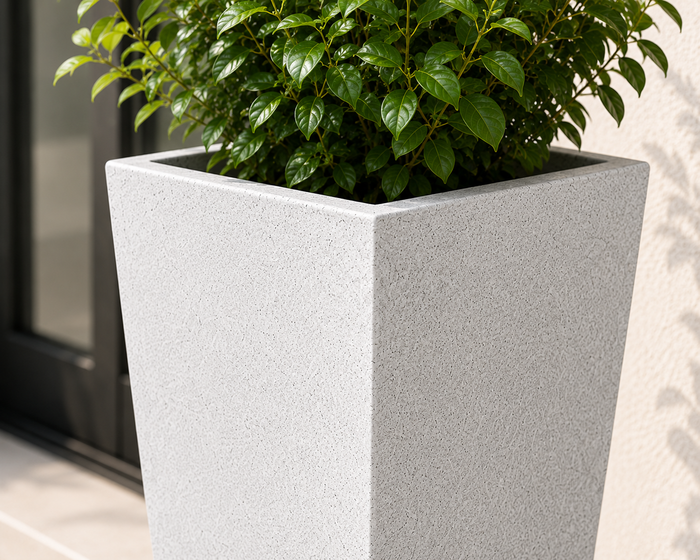 Tall Tapered Square FRP Planter III