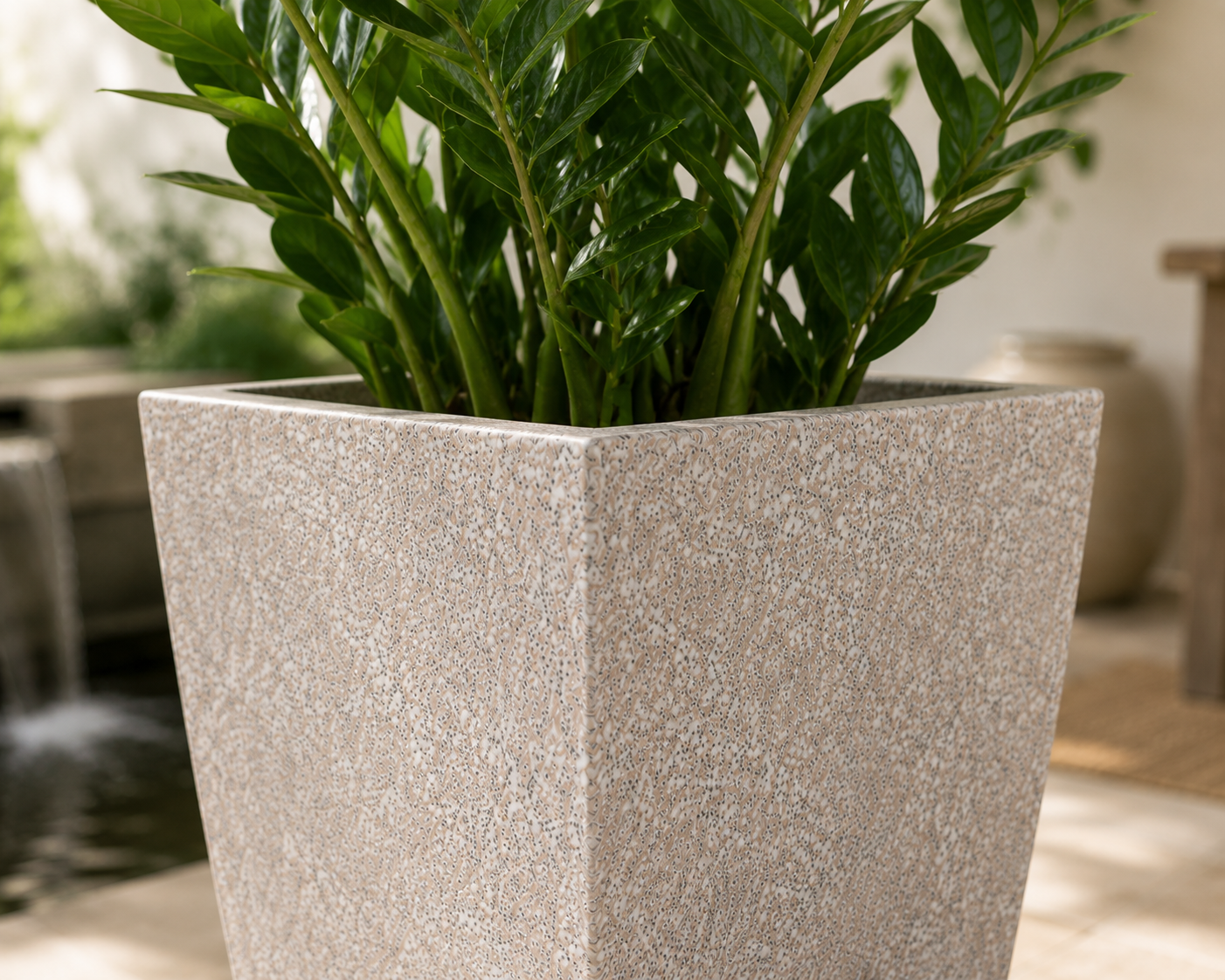 Grande Square Tapered FRP Planter