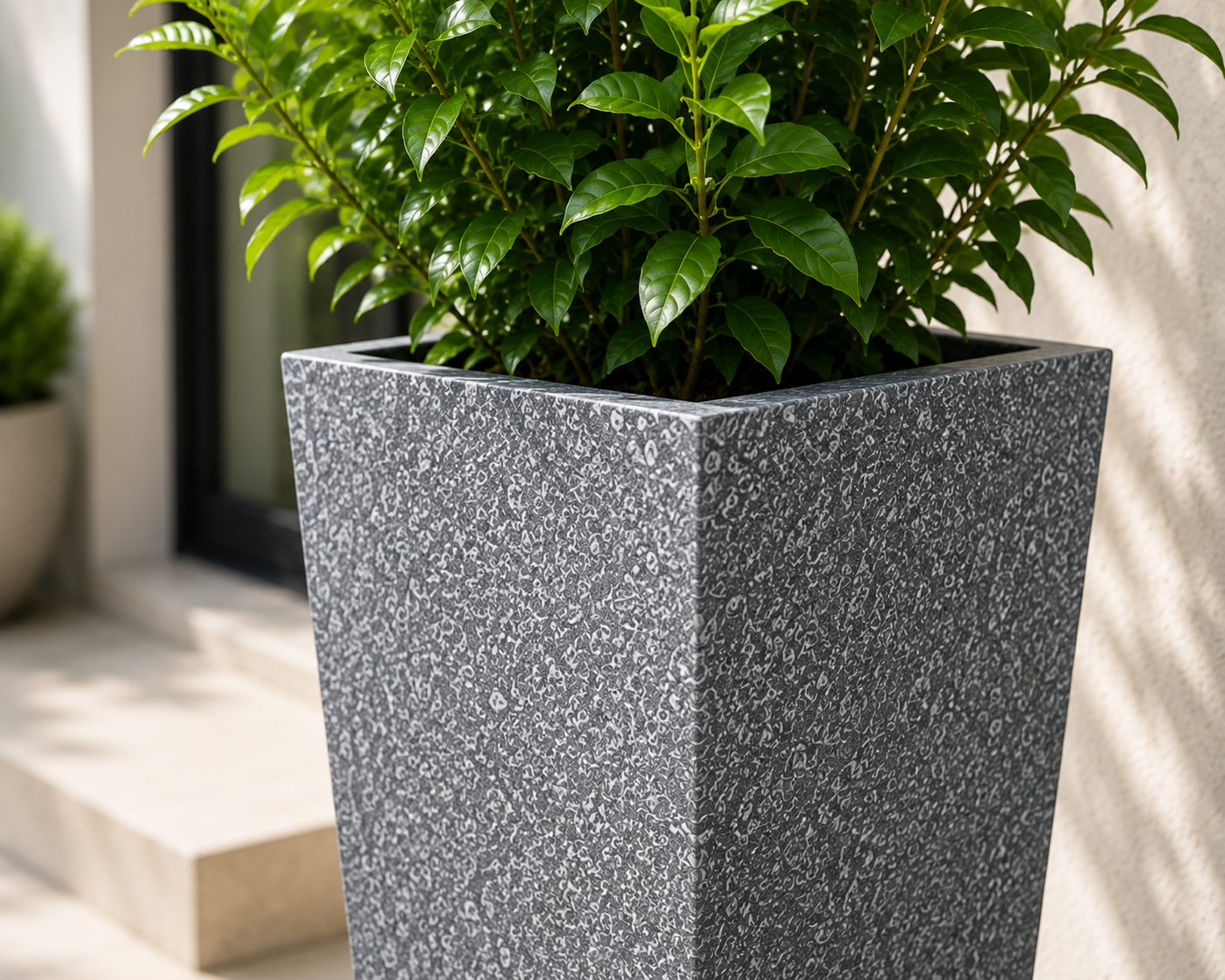 Slim Column Square FRP Planter