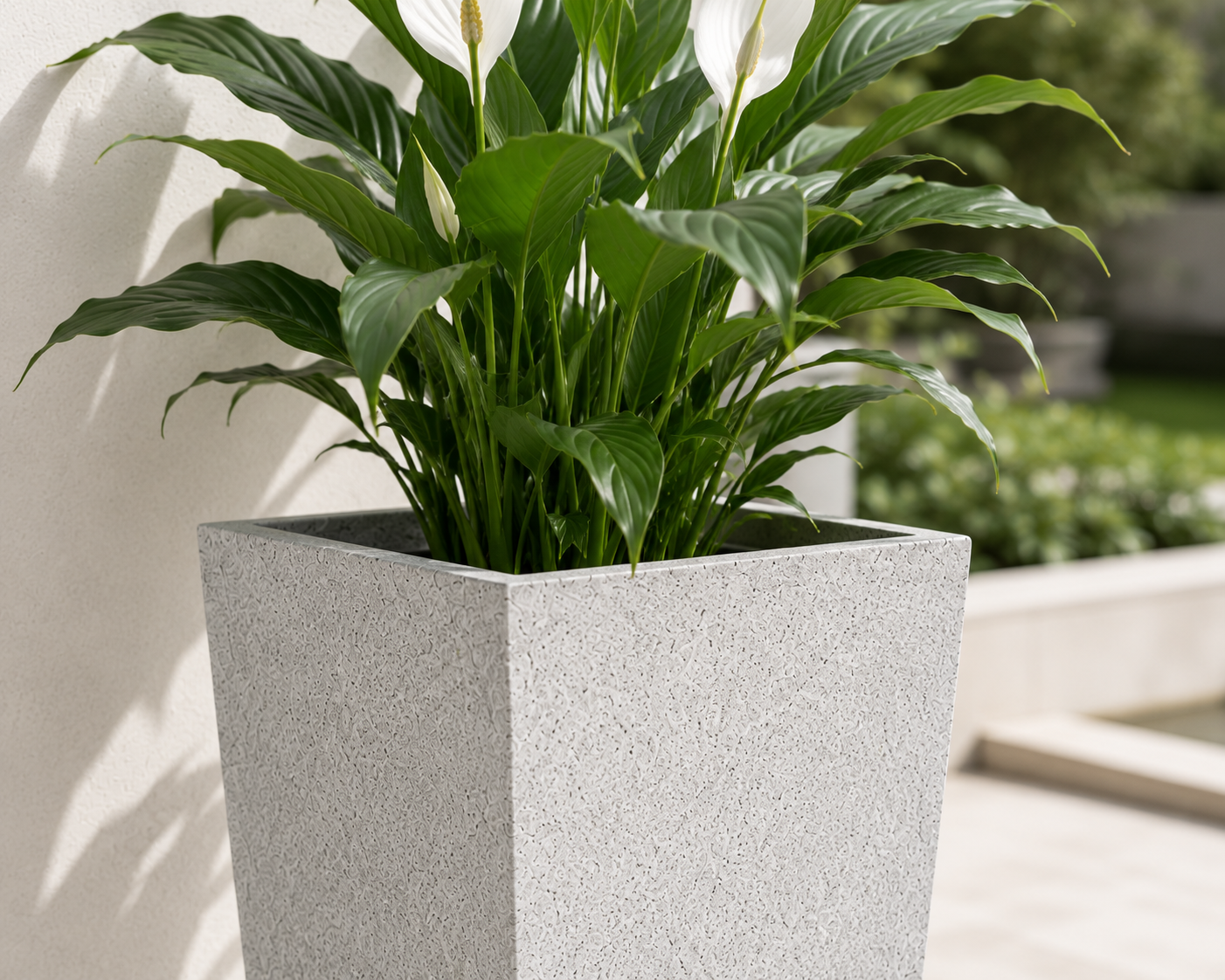 Slim Column Square FRP Planter II