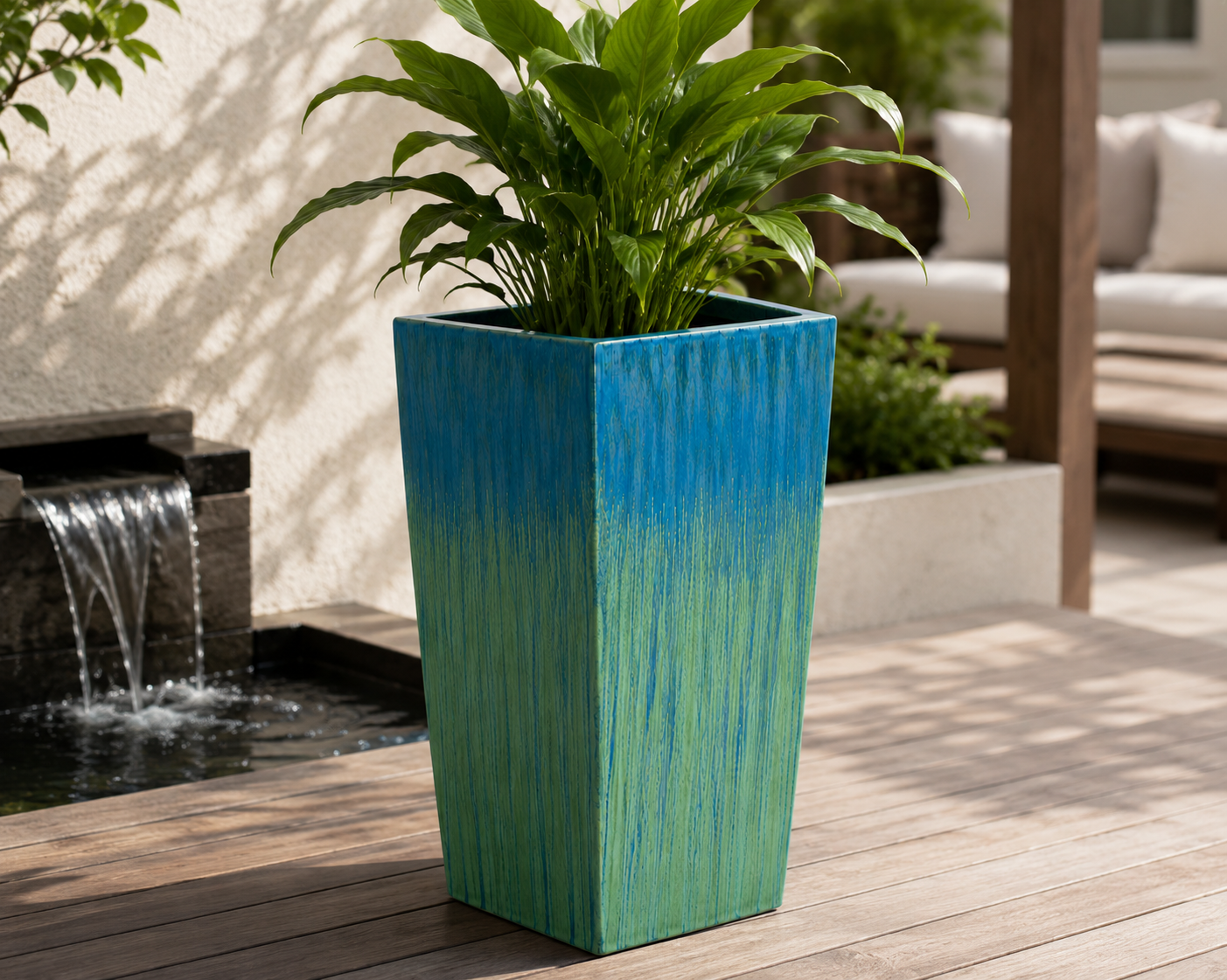 Bespoke Tall Square FRP Planter