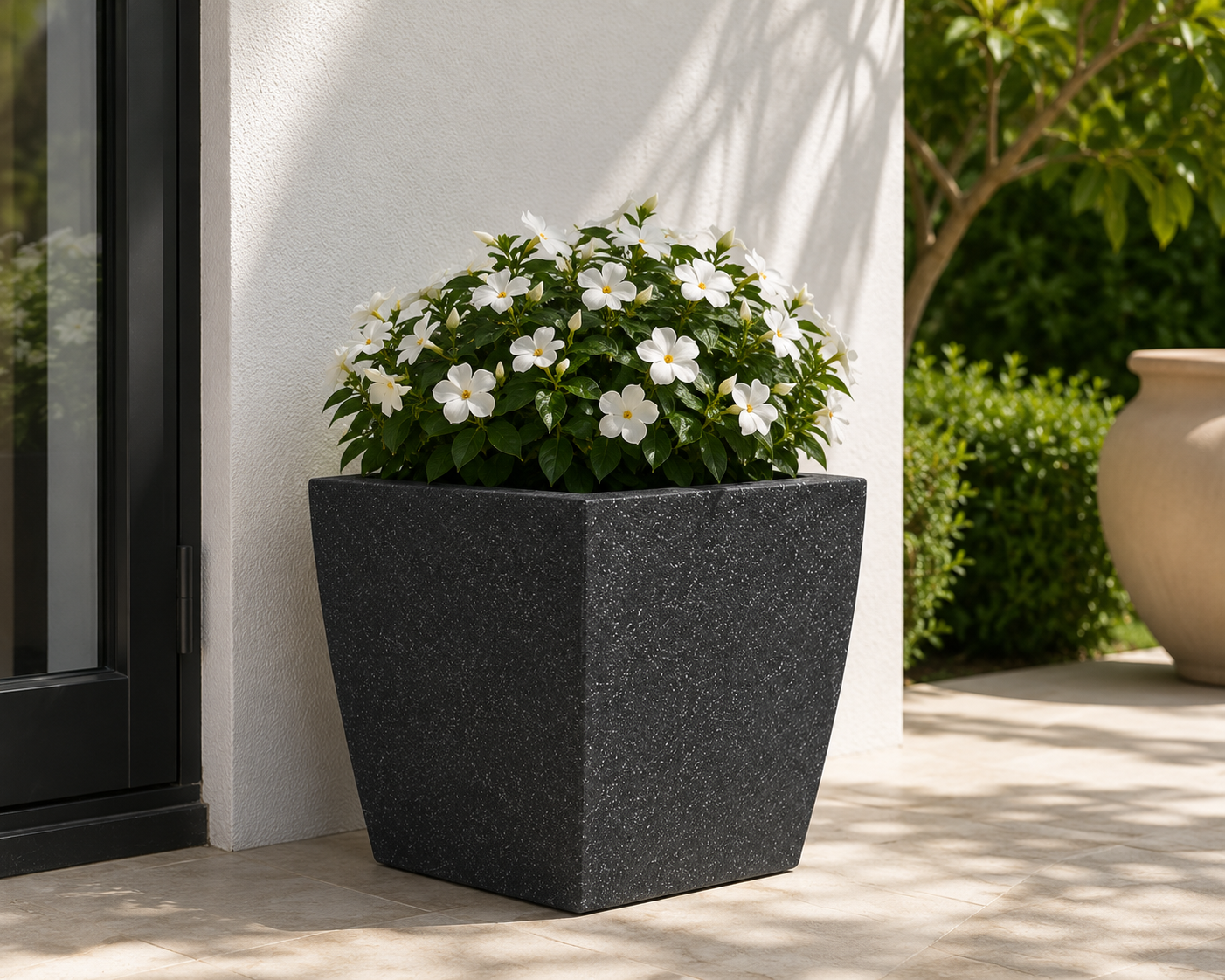 Low Square FRP Planter