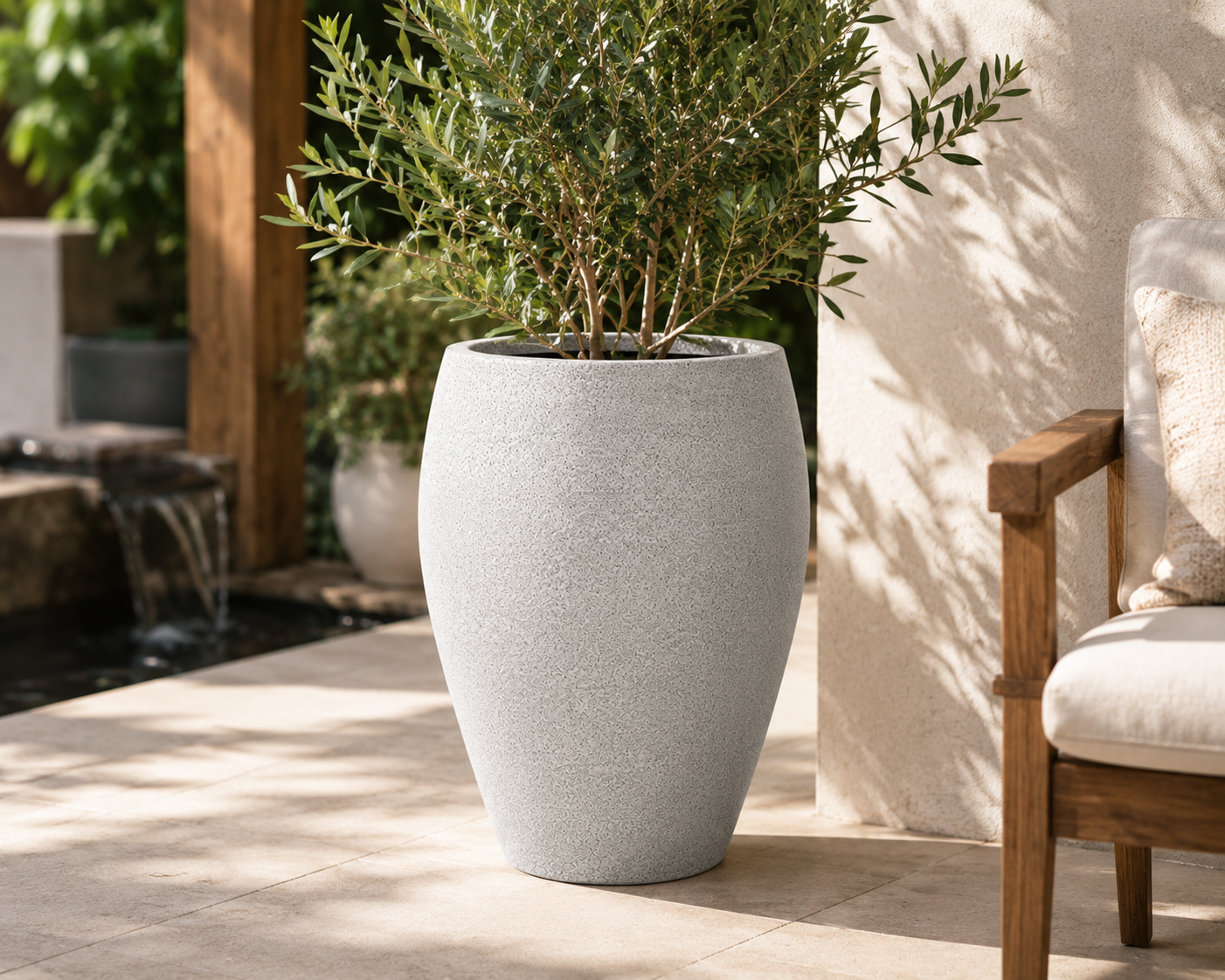 Round Urn FRP Planter