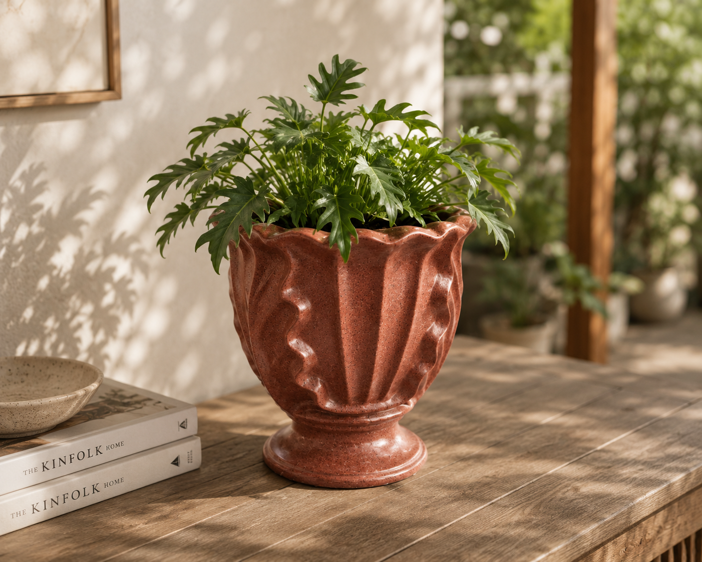 Pedestal Bowl FRP Planter