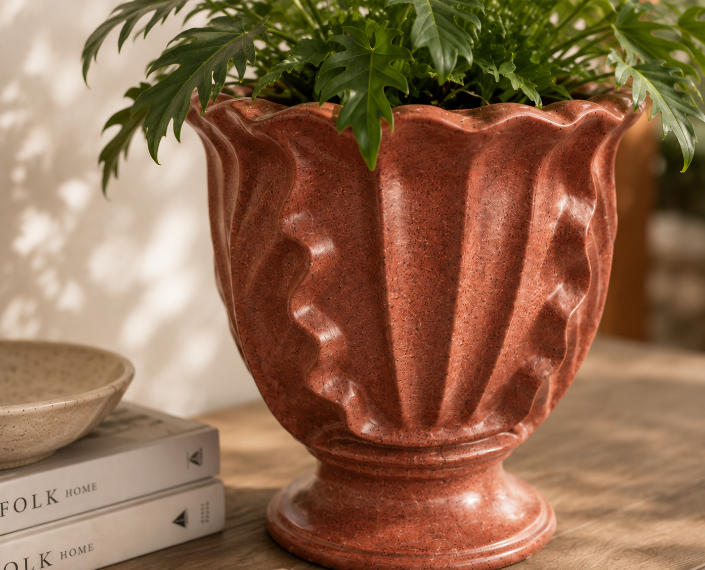 Pedestal Bowl FRP Planter