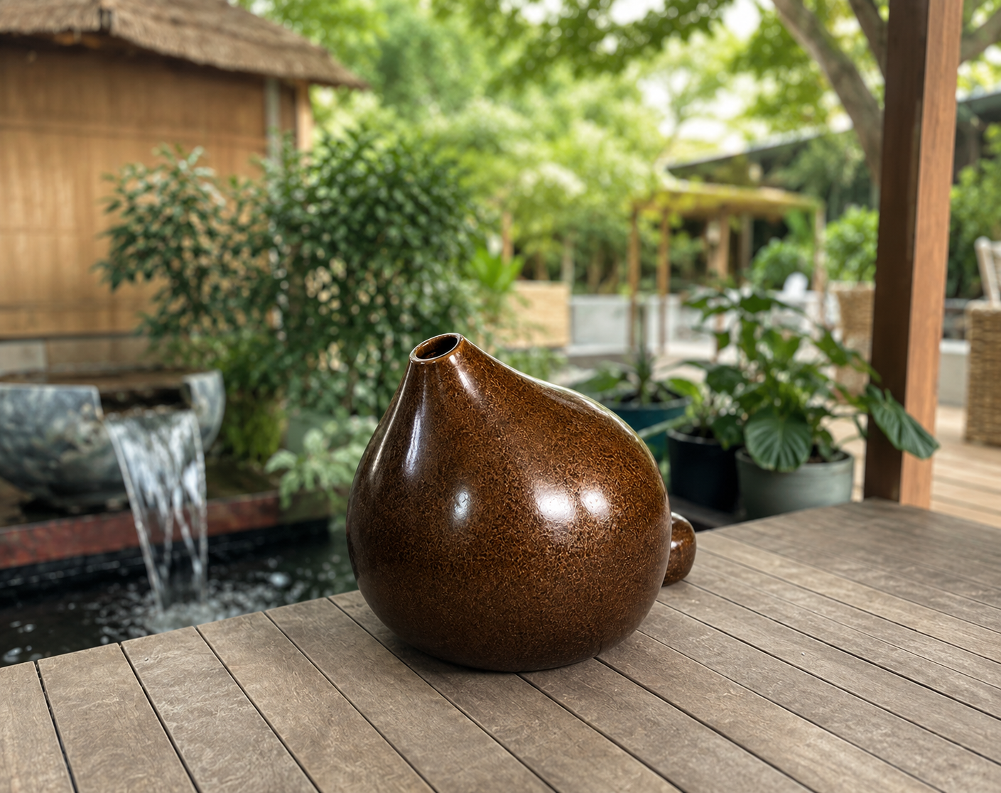 Round Bowl FRP Planter (Wide)