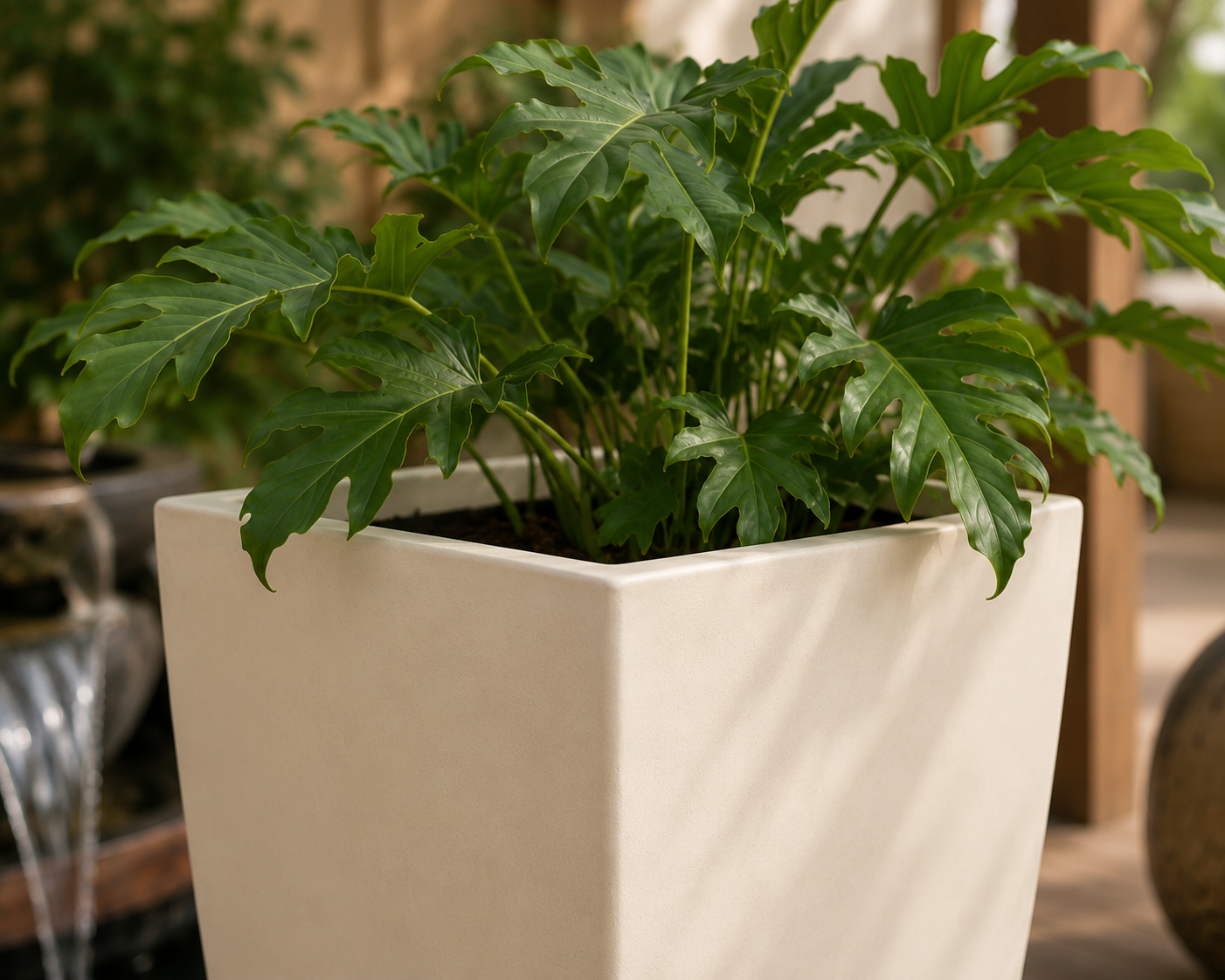 Grande Square Tapered FRP Planter II