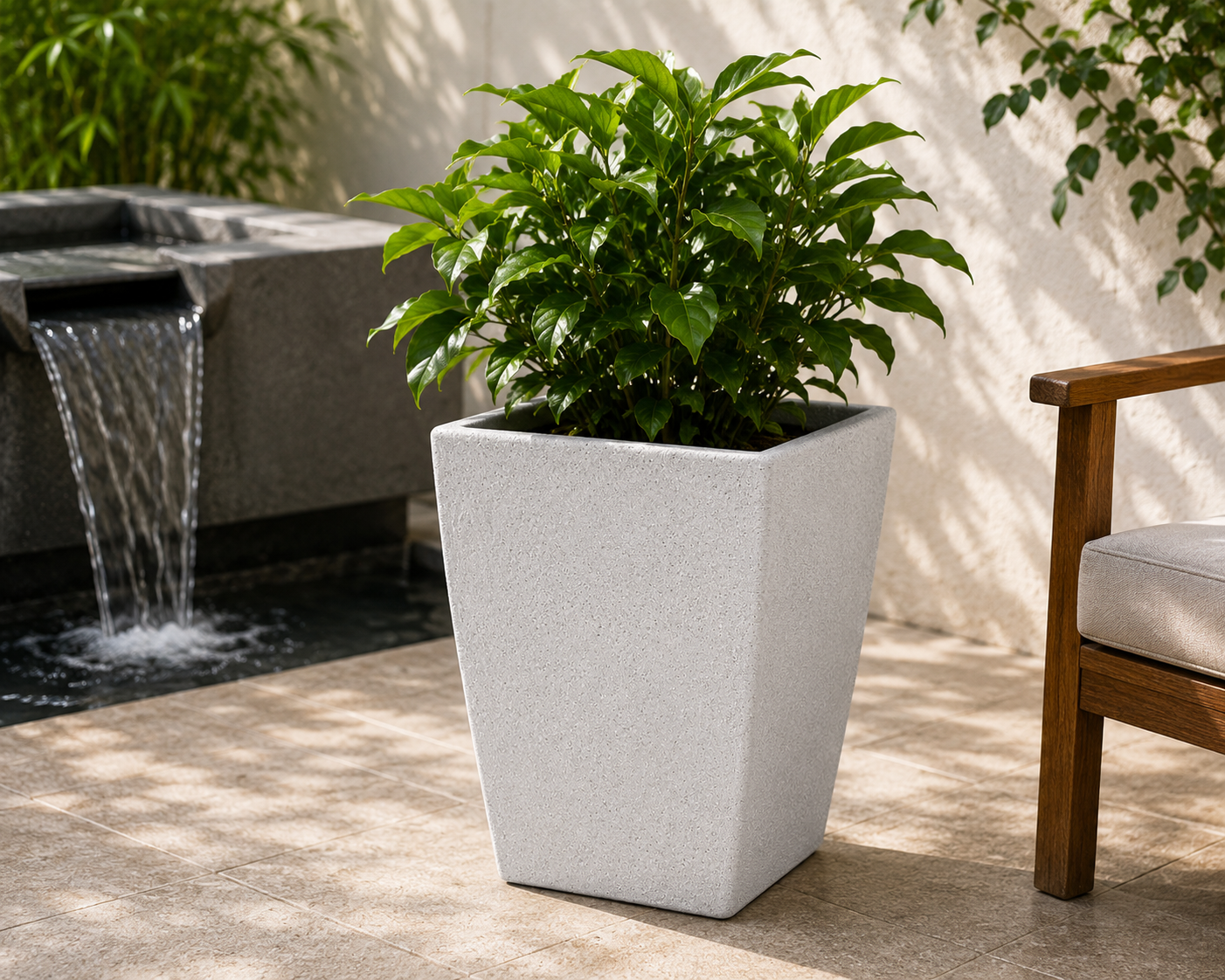 Monumental Cube FRP Planter
