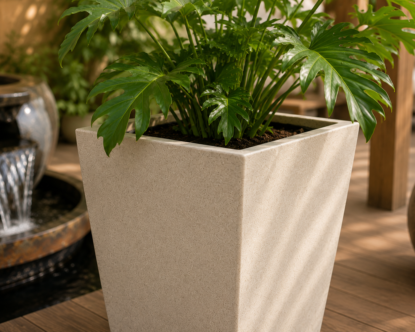 Monumental Cube FRP Planter II