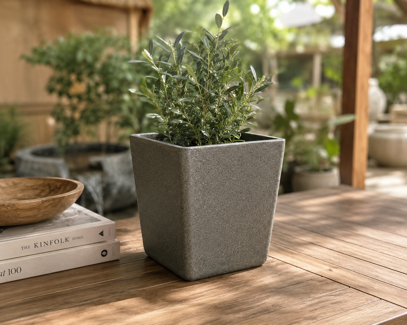Small Square FRP Planter