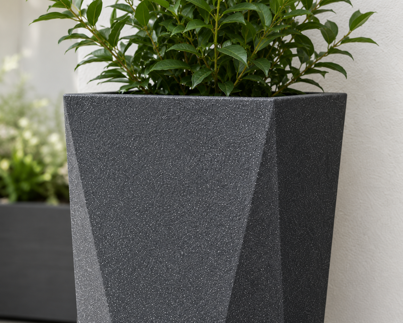 Tall Square Tower FRP Planter