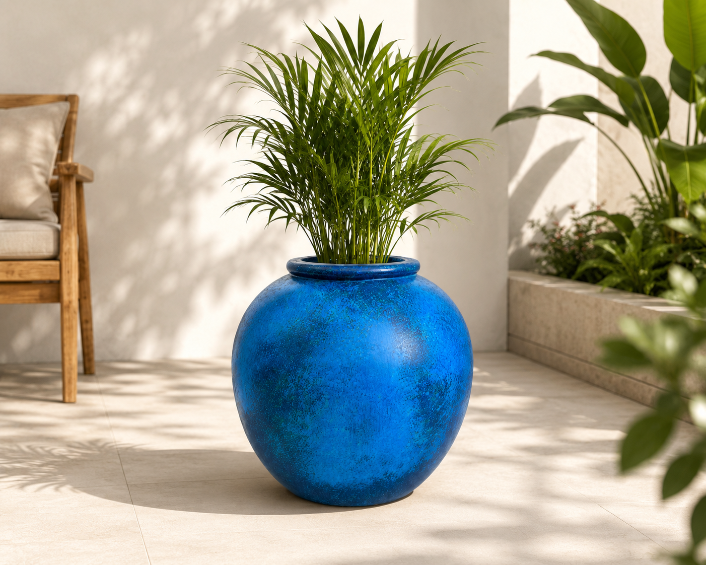 Round Belly FRP Planter