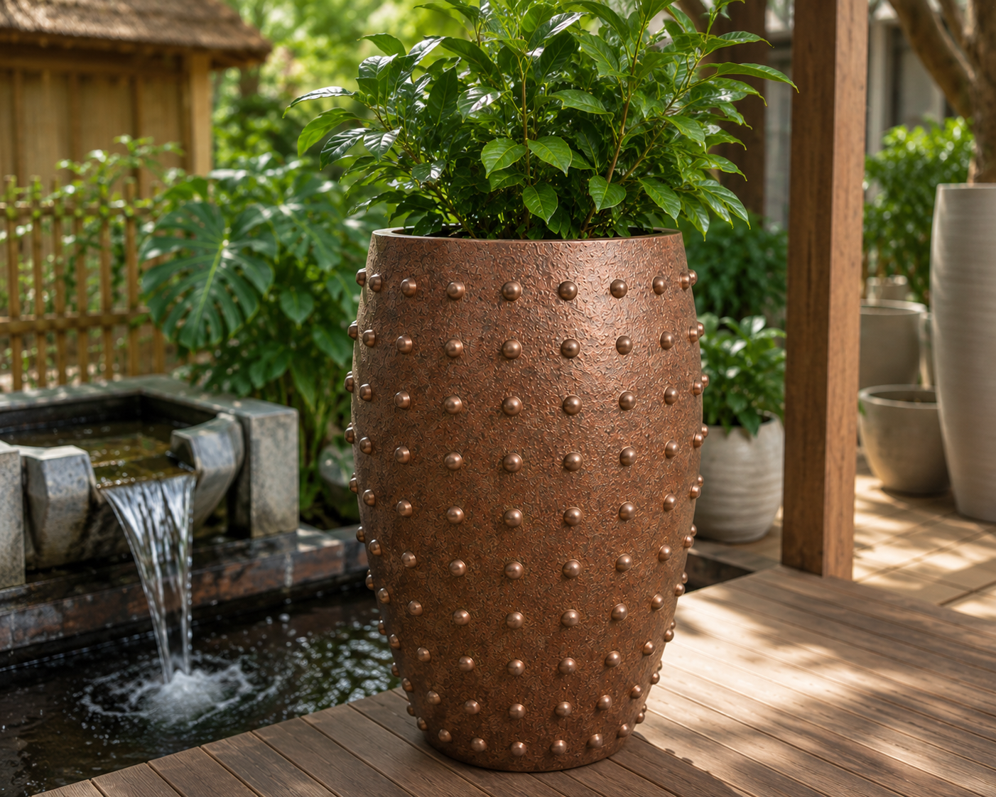 Round Statement FRP Planter
