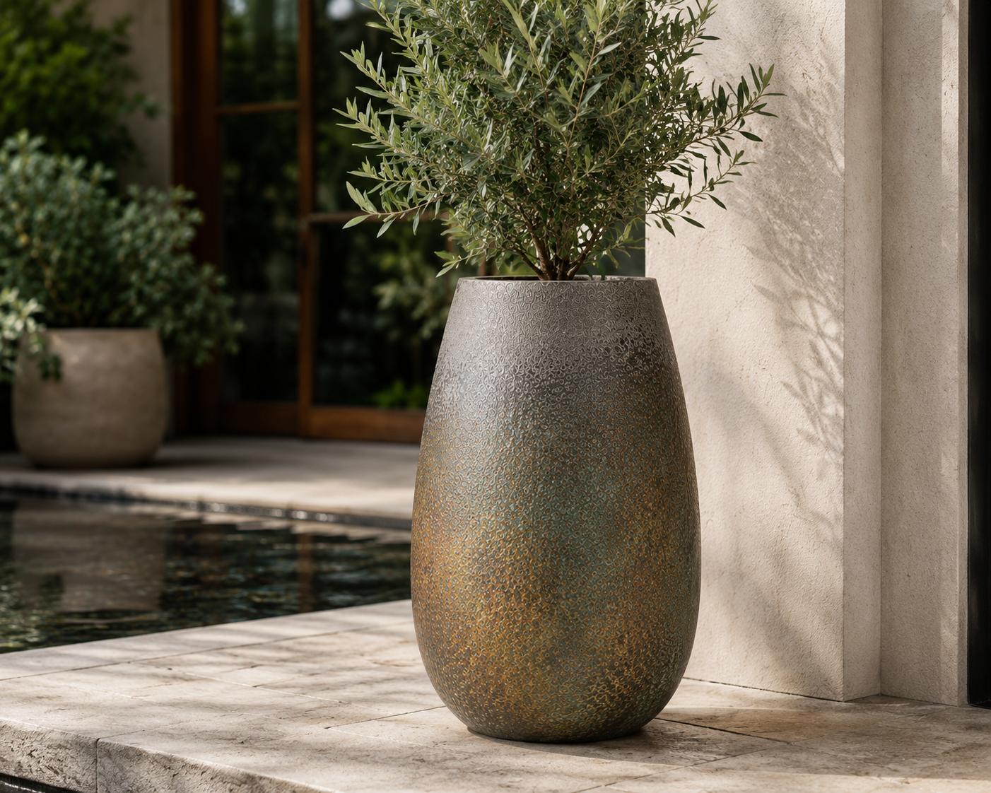 Round Pot FRP Planter