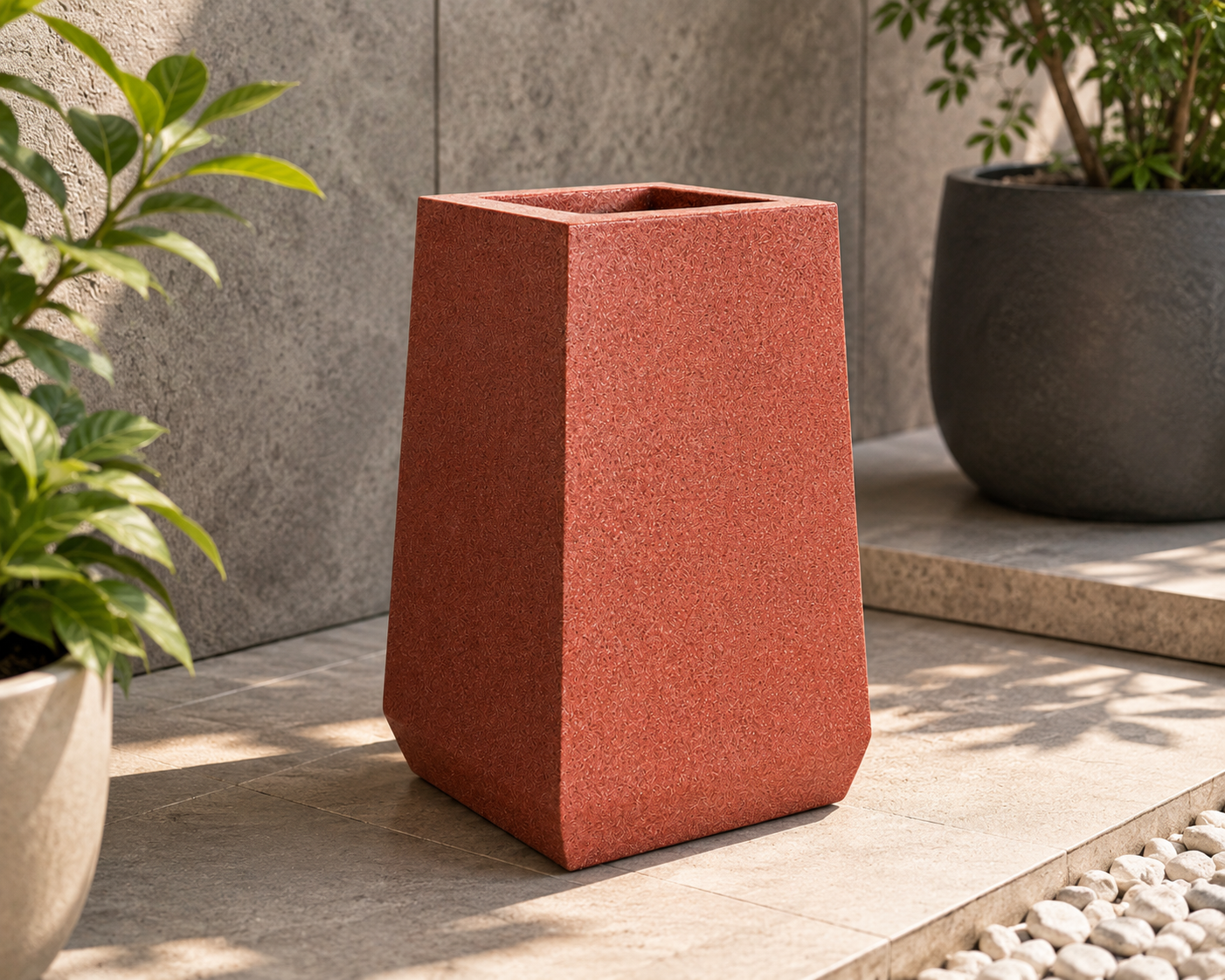 Compact Square FRP Planter III