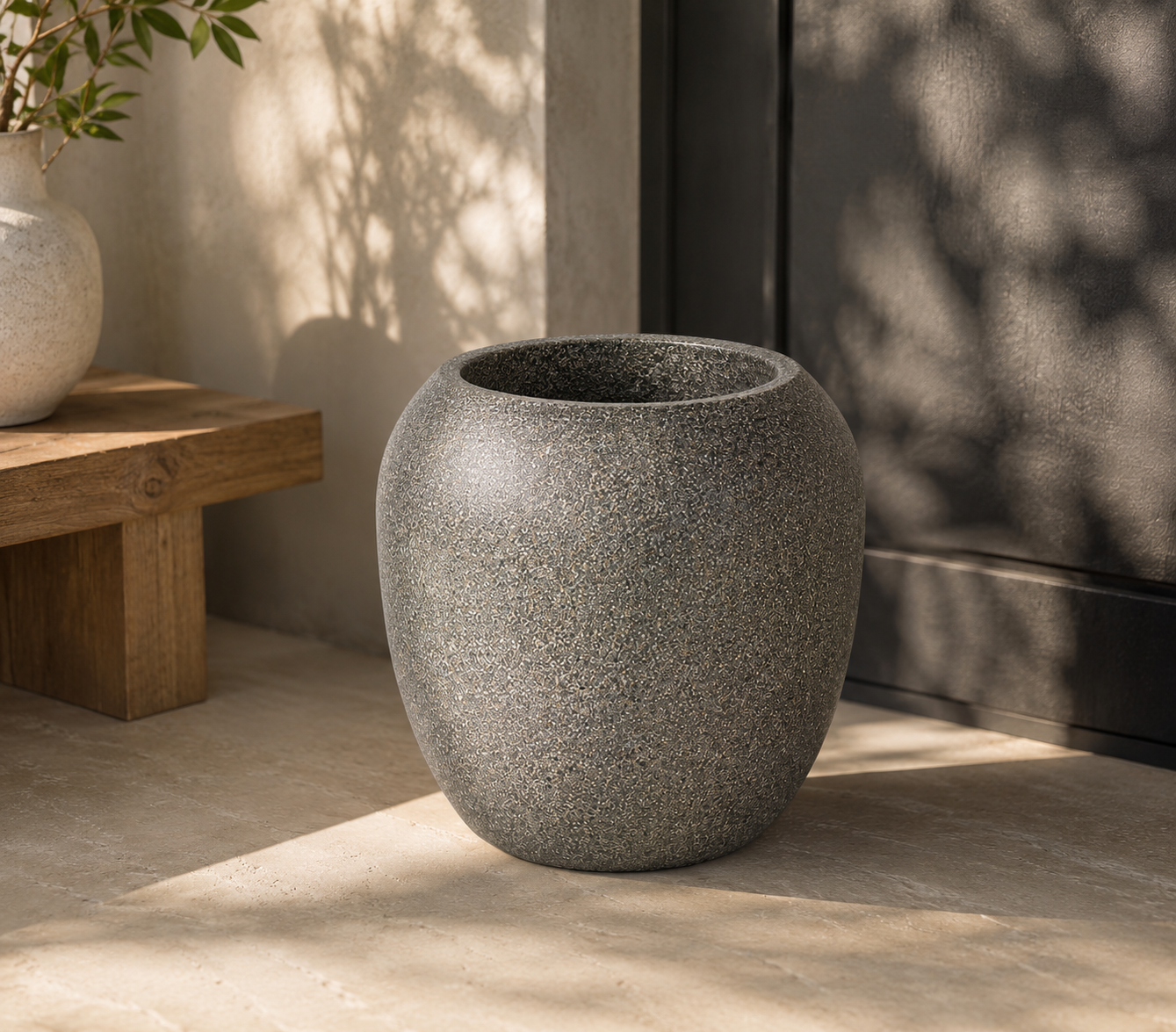 Round Bowl FRP Planter (Deep)