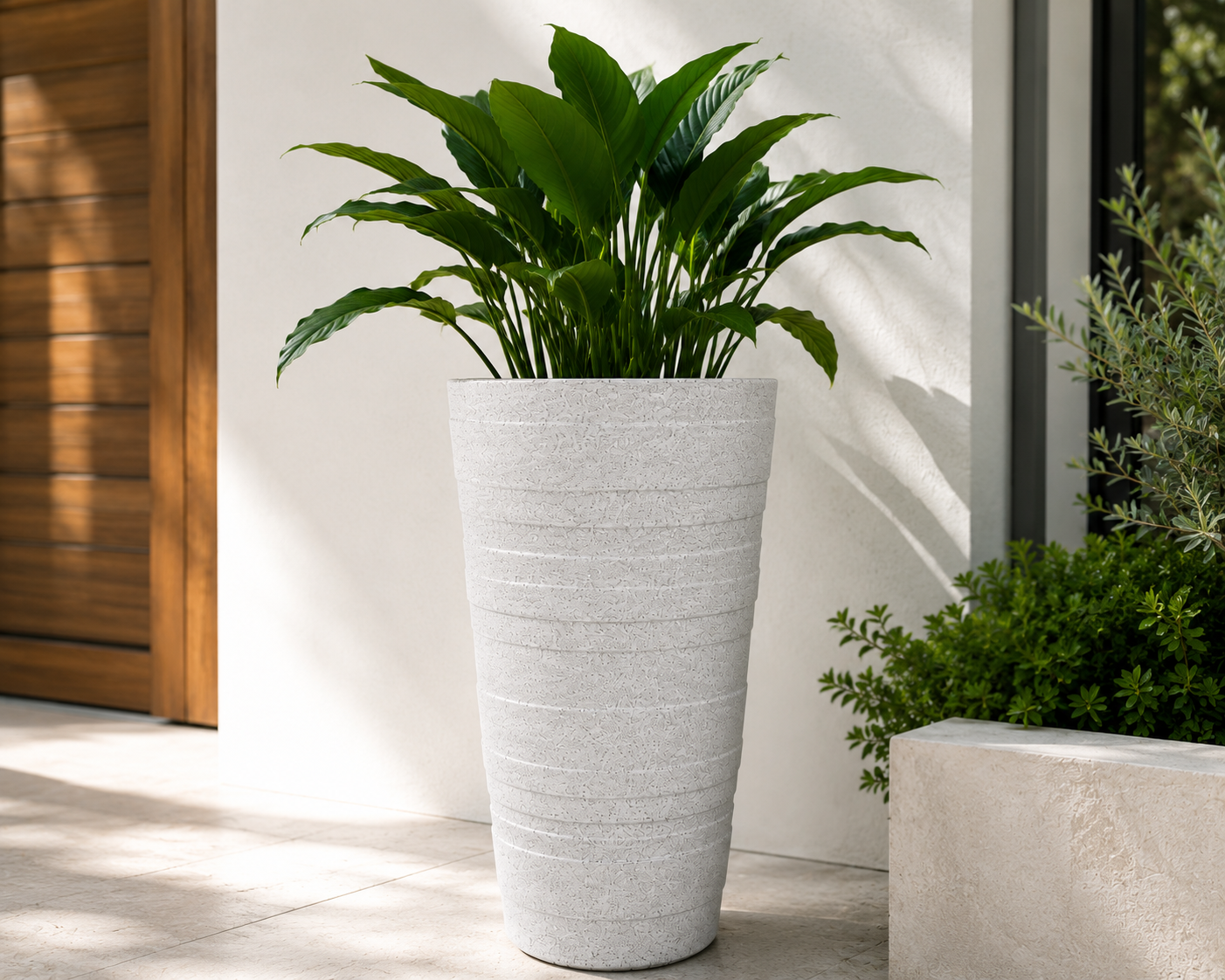 Round Globe FRP Planter