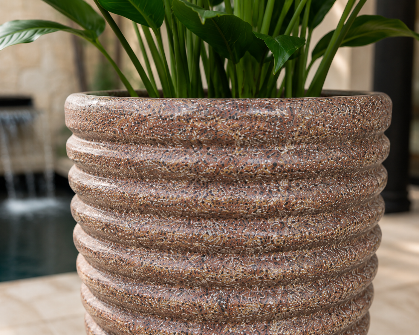 Round Tapered Column FRP Planter II
