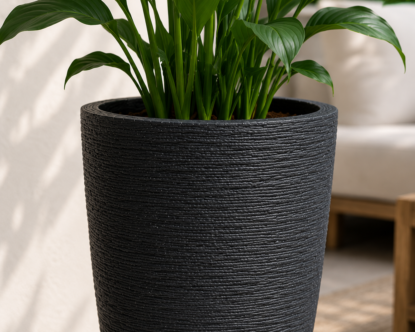 Round Barrel FRP Planter II