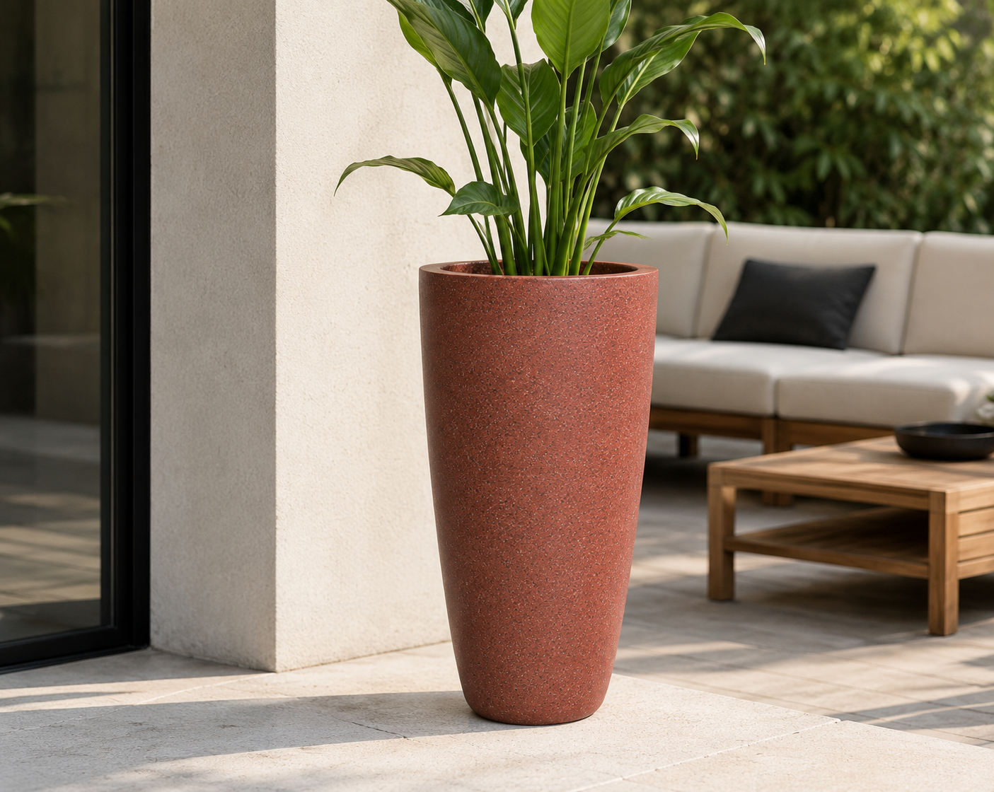 Round Column FRP Planter III